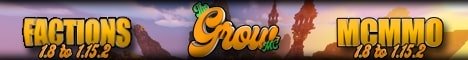 The Grow MC | 1.8.8-1.15.2 | Factions