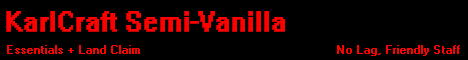 KarlCraft Semi-Vanilla